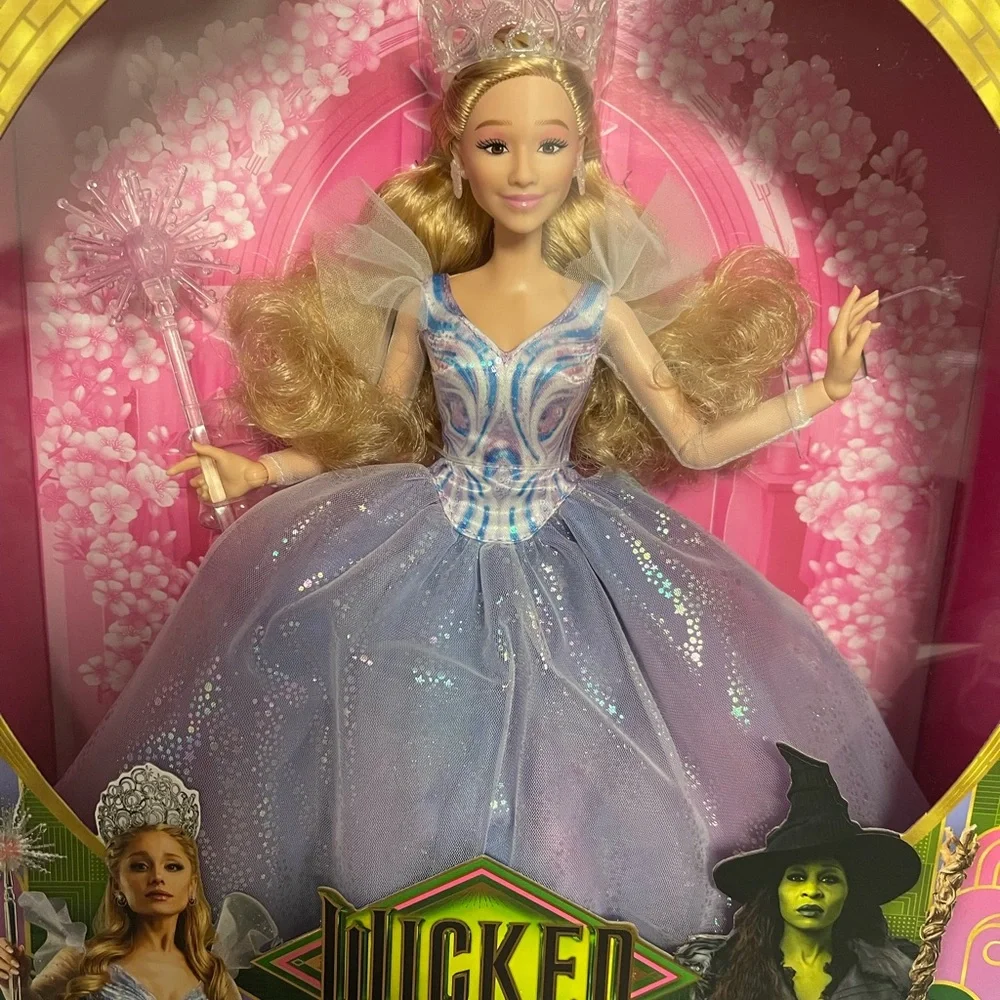 Mattel - Wicked Enchanting Glinda Upland Doll Set-Wicked Deluxe Elphaba - NIP